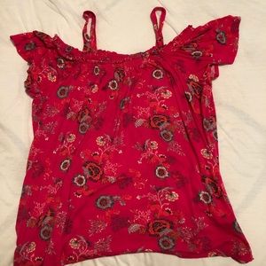 off the shoulder shirt